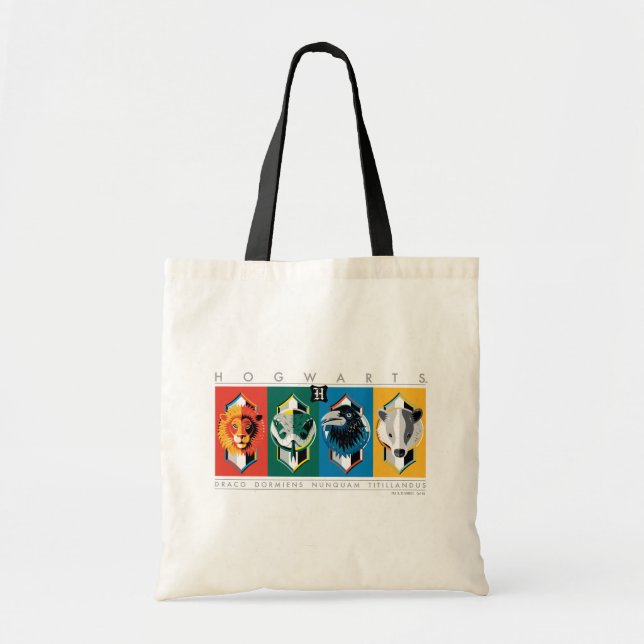 Tote Bag Harry Potter | Sigles de maison HOGWARTS™ (Devant)
