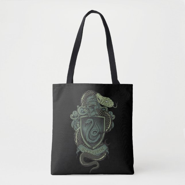 Tote Bag Harry Potter | Slytherin Crest (Devant)