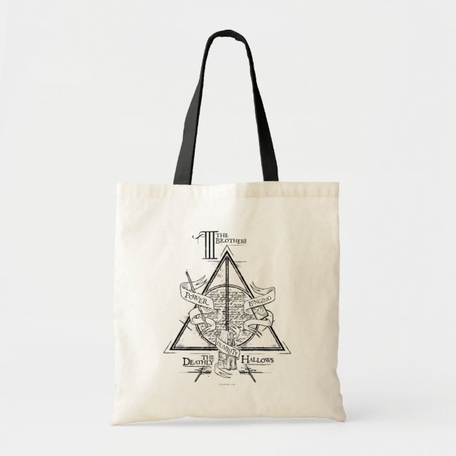 Tote Bag Harry Potter Spell | HAUTEUR DE MORT Graphique (Devant)