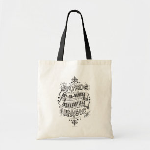 Tote Bag Harry Potter Spell   Les Mots Sont Nos Plus Inexha