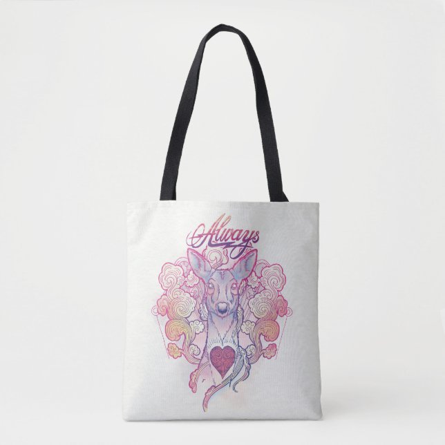 Tote Bag Harry Potter Spell | "Toujours" Doe Patronus (Devant)