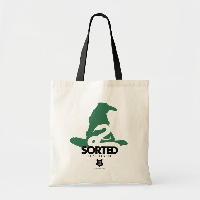 Tote Bag Harry Potter | Trié dans la maison SLYTHERIN™ (Devant)