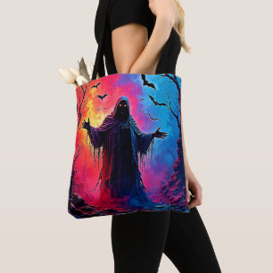 Tote Bag Hauning Demon Habillé Dans L'Ombre Design