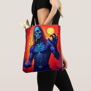 Tote Bag Haunting Zombie Demon Dans Le Design De La Ville