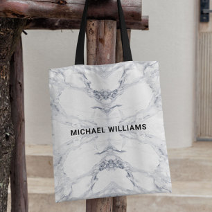 Tote Bag Haute mode Motif de marbre personnalisé