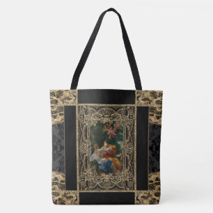 Tote Bag Haute permission Baroque Elegant Girl Motif II