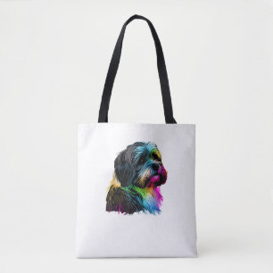 Tote Bag Havanais Chien Pop Art Design Havanais Amateurs