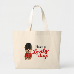 Tote Bag – Have a Lovely Day Wachhund Jumbo Stoffbeutel