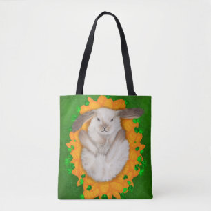 Tote Bag Havre de carottes : Bou Blissful de Bunny Brown et