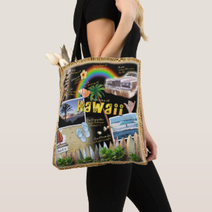 Tote Bag Hawaii Collage