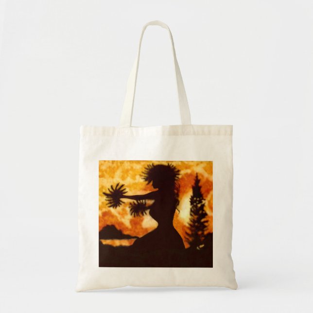 Tote Bag Hawiian Hula Dancer (Devant)