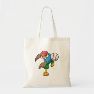 Tote Bag Hawk au baseball avec batte de baseball