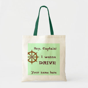 Tote Bag Hé capitaine Funny Personalized