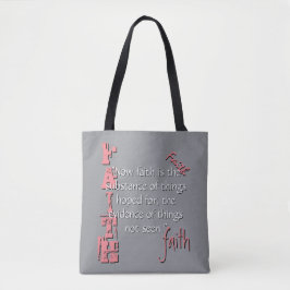 Tote Bag Hébreux 11:1 Passage Fourre-tout