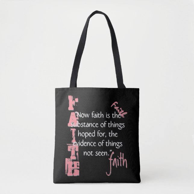 Tote Bag Hébreux 11:1 Passage Fourre-tout (Devant)