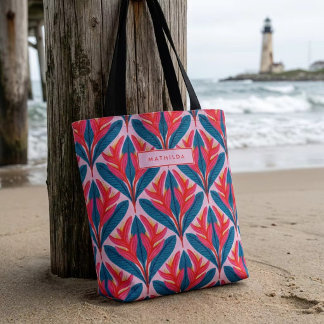 Tote Bag Heliconia néon