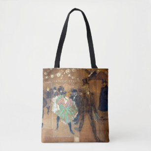 Tote Bag Henri de Toulouse-Lautrec - Danse au Rouge