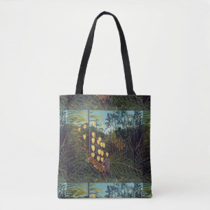 Tote Bag Henri Rousseau Lutte entre Tiger et Bull