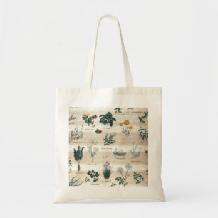 Tote Bag Herbes Fleurs Plantes