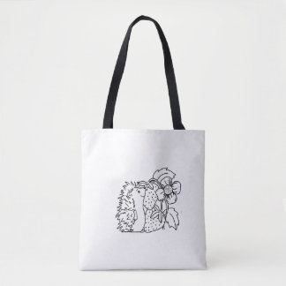Tote Bag Hérisson et fraises