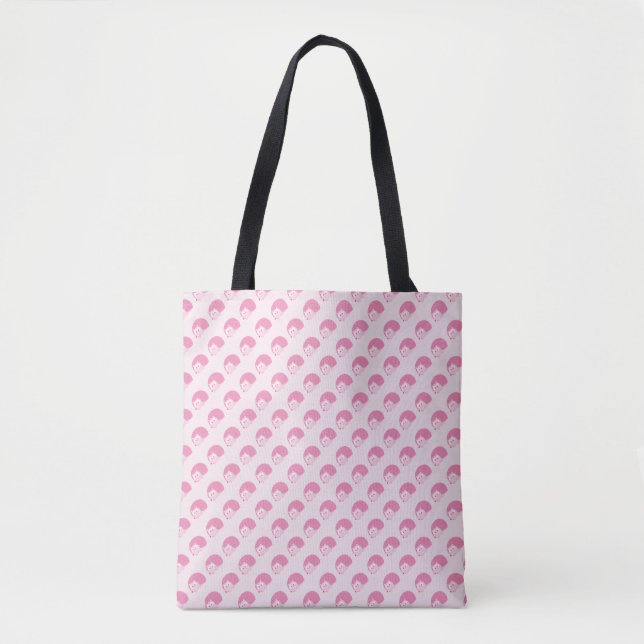 Tote Bag Hérisson rose mignon (Devant)
