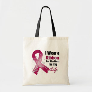 Tote Bag Héros de ruban d'anévrisme cérébral dans ma vi