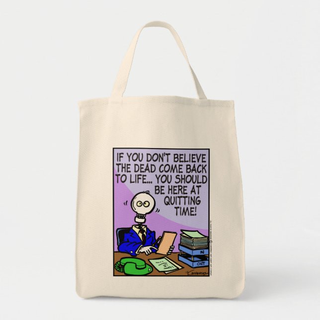 Tote Bag Heure de cessation (Devant)