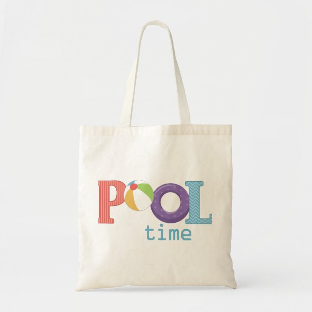 Tote Bag Heure du pool (Devant)