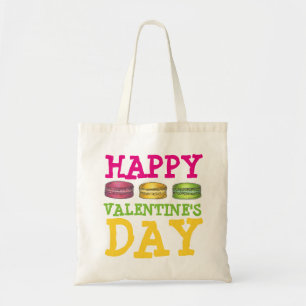 Tote Bag Heureuse Sainte-Valentin French Bakery Macaron Coo