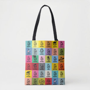 Tote Bag HEUREUX fourre-tout