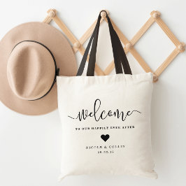 Tote Bag Heureux toujours après | Accueil mariage