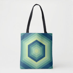 Tote Bag Hexa Wave Dreamscape
