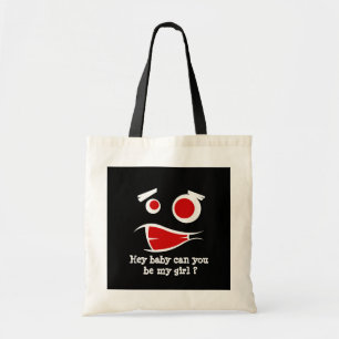 Tote Bag Hey bébé pouvez-vous être ma fille monstre design 
