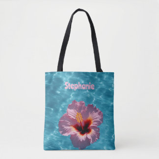 Tote Bag Hibiscus été