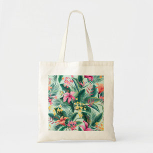 Tote Bag Hibiscus tropicaux : Motif Floral sans joint