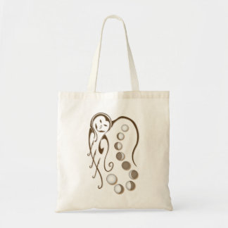 Tote Bag Hibou de frère : Lune de soeur