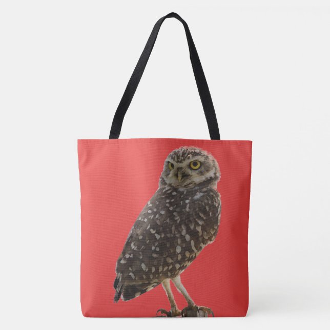 Tote Bag Hibou Fourre-tout d'amusement (Devant)
