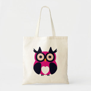 Tote Bag hibou, oiseau, hibou du dessin animé