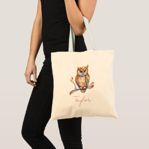 Tote Bag Hibou Personnalisé