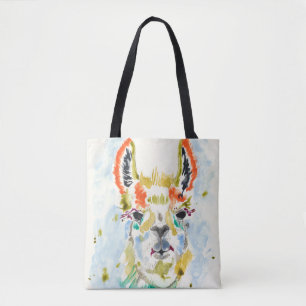 Tote Bag Hifi Llama - portrait