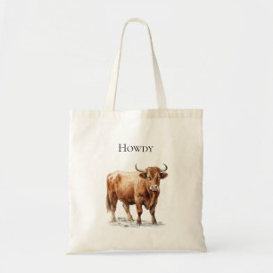 Tote Bag Highland Cow