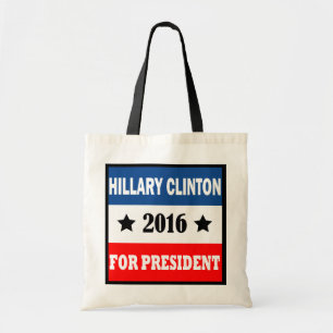 Tote Bag Hillary Clinton pour le président 2016