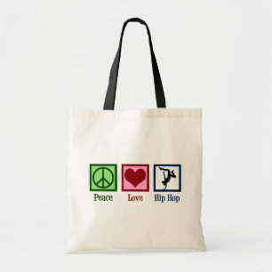 Tote Bag Hip hop Peace Love