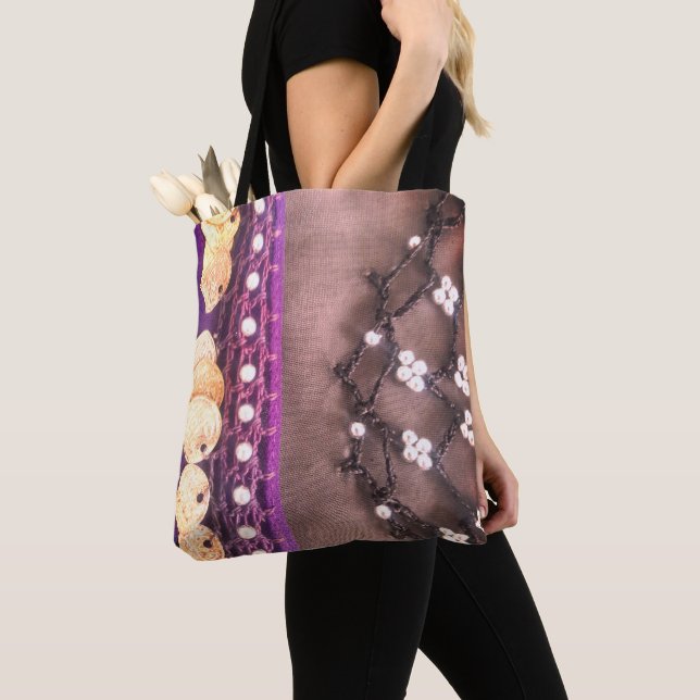 Tote Bag Hip pièce gypsy écharpe fourre-tout (De près)