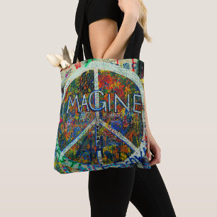 Tote Bag Hippie Wall Art