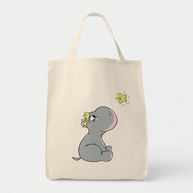 Tote Bag Hippopotame et étoile !  (Devant)