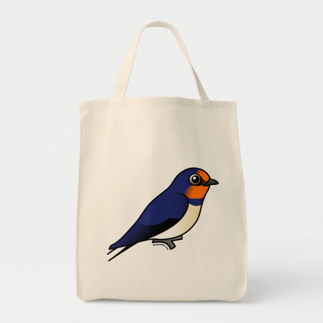Tote Bag Hirondelle de grange mignonne (Devant)