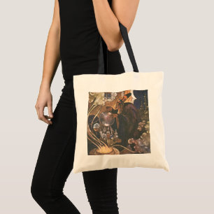 Tote Bag Histoire de conte de fées vintage, Aladdin et la l