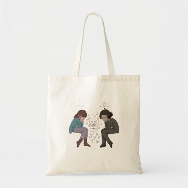 Tote Bag Histoire de fantasy vintage  (Devant)