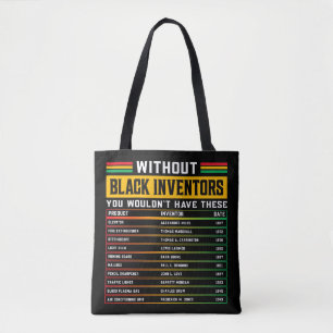 Tote Bag Histoire des inventeurs noirs oubliés Histoire noi